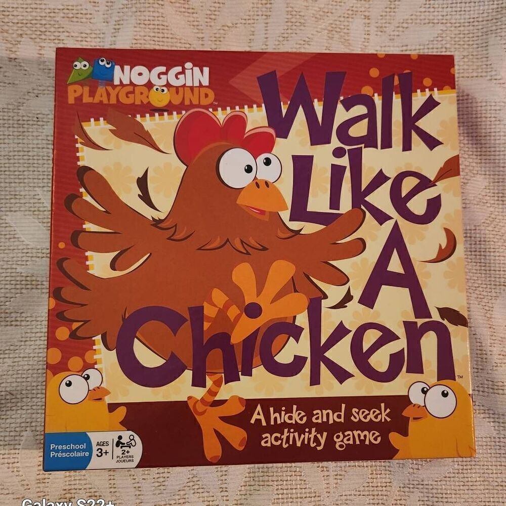 Vintage Walk like a Chicken preschool game 3+ Educational creative developement